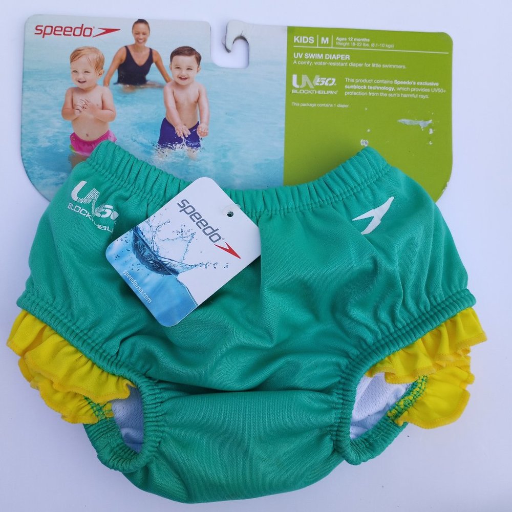 Speedo Kids UV Swim Diaper (Medium 18-22 lbs)